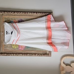 Strapless Tri-color Summer Dress
